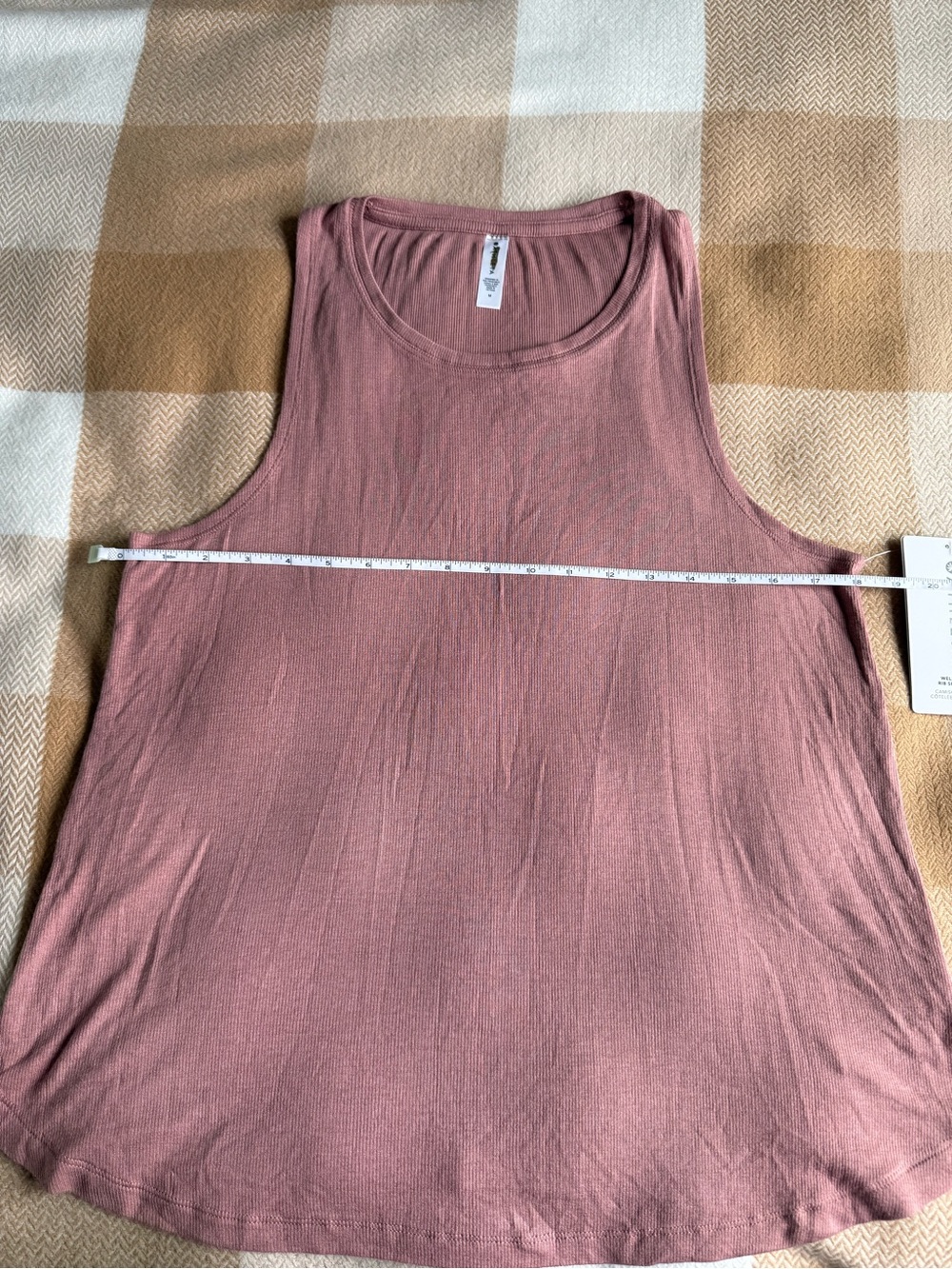 Athleta - NWT Well Rested Ribbed Sleep Tank Size Medium - Picture 5 of 6
